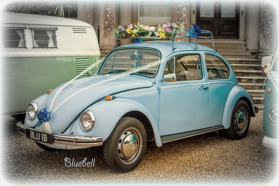 VW Wedding beetle for hire in Hampshire