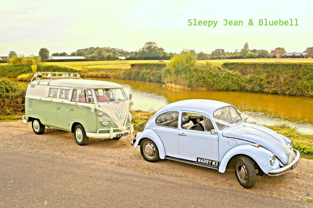 The Ultimate Propsal ...VWs Sleepy Jean and Bluebell, and a romantic spot