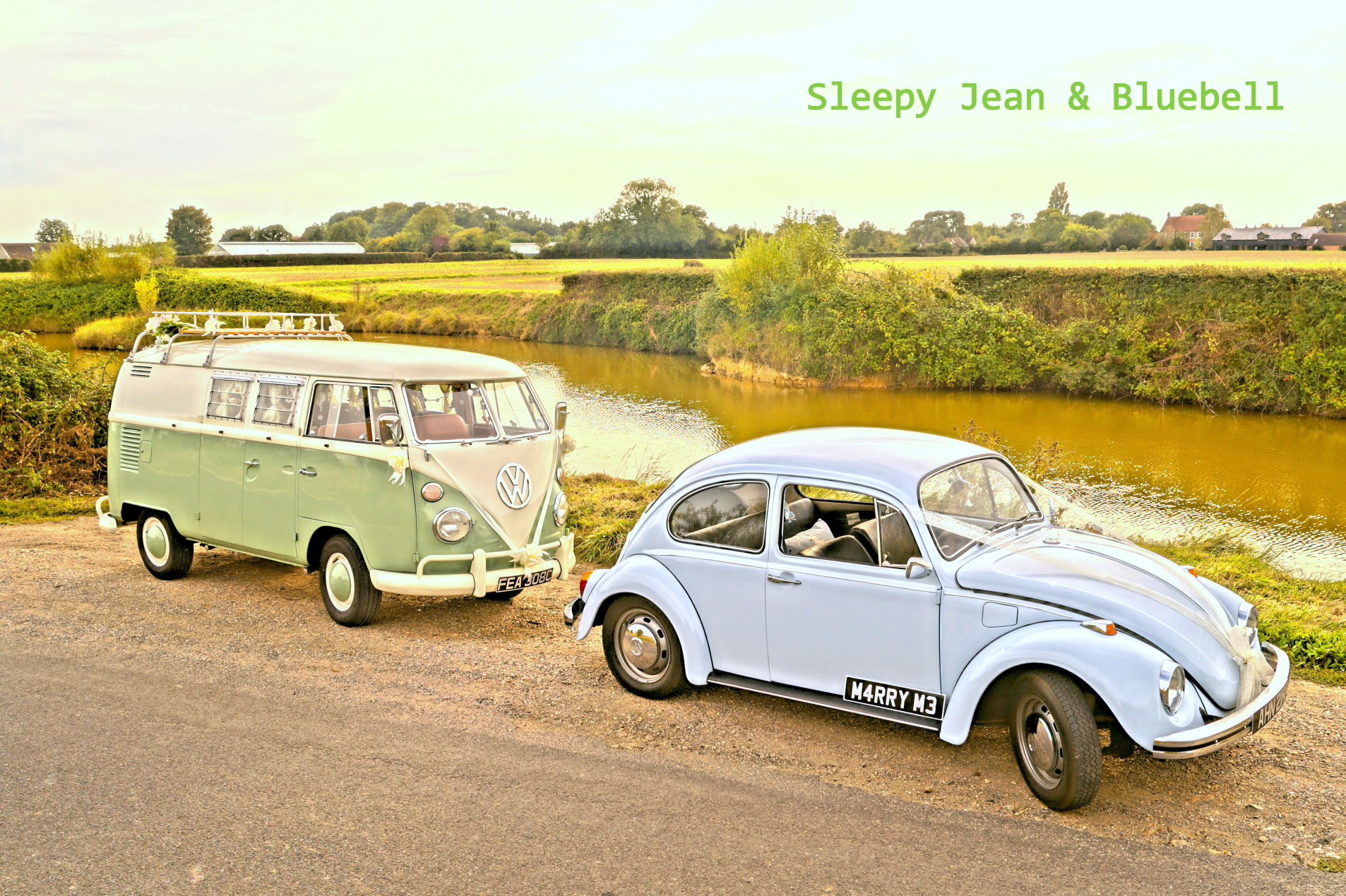 VW wedding campervan and beetle car hire in Hampshire and West Sussex