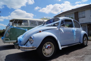 Vw campervan beetle wedding car hire