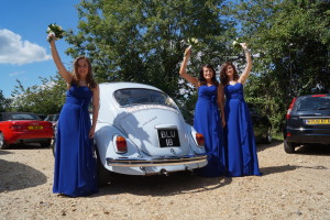VW Beetle wedding hire in Hampshire