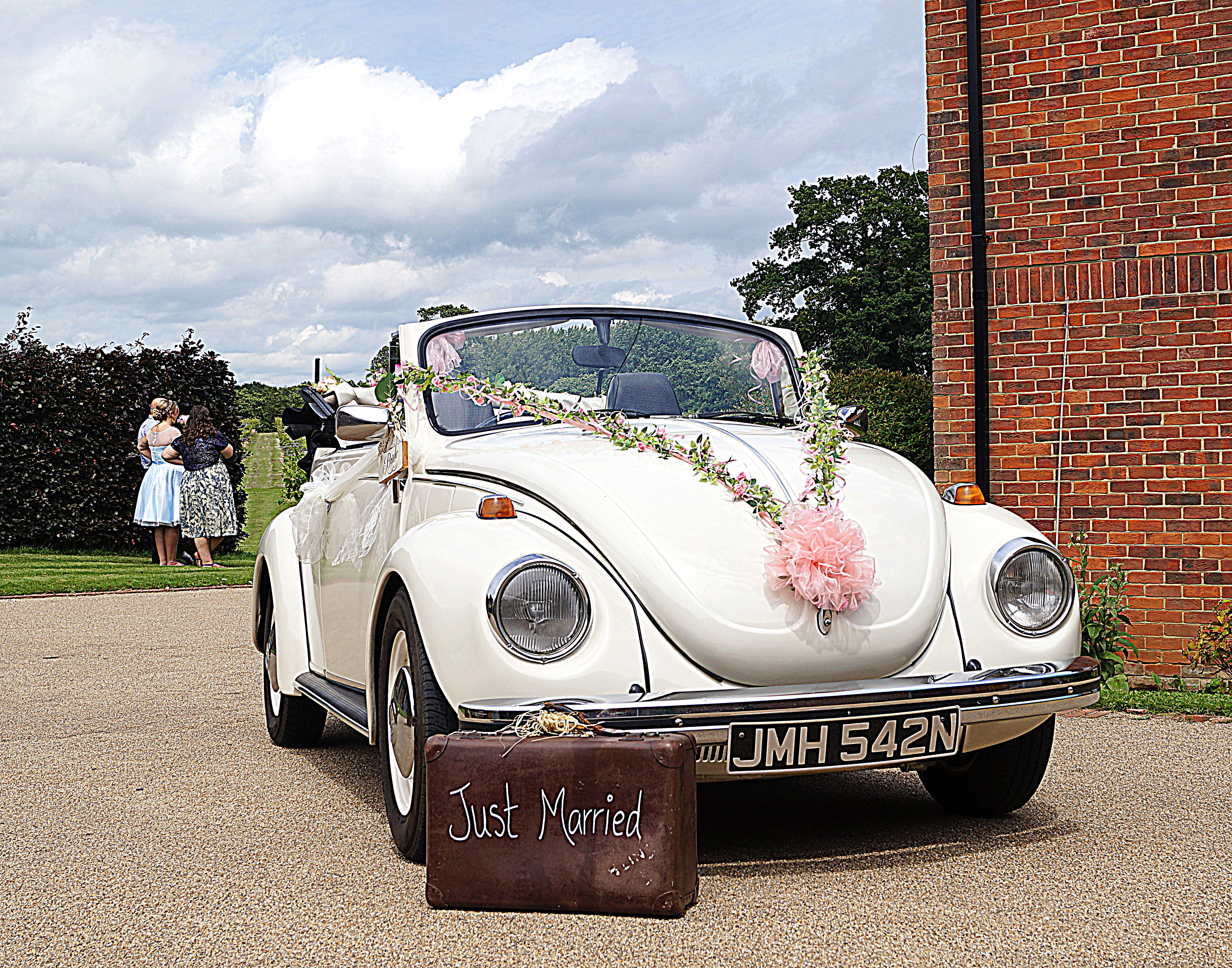 VW Beetle wedding hire Hampshire