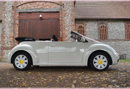 VW Beetle wedding hire Hampshire
